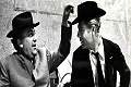 Federico Fellini a Marcello Mastroianni