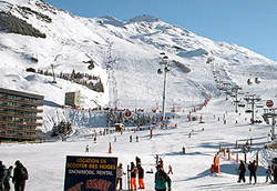 ski-mapa Les Menuires