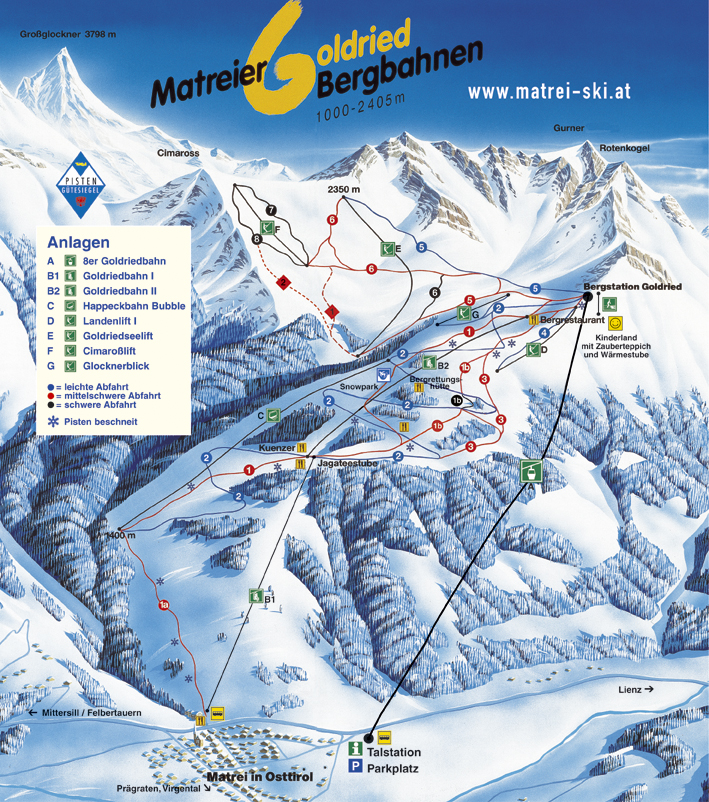 ski mapa - MATREI