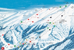 ski mapa Chopok