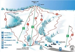ski mapa ierny Balog