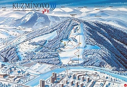 ski mapa Kuzm�novo