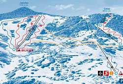 ski mapa Mojt�n
