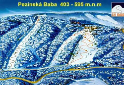 ski mapa Pezinsk� Baba
