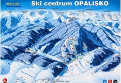 ski mapa Opalisko