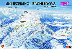 ski mapa �diar - Bachledova dolina