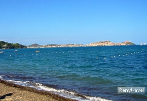 poh�ad na Portoferraio, z�liv, �ist� more