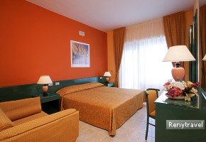 hotelov� izba �ervena