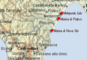 mapa Basilicata 