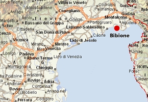 map of Bibione 