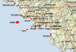 map Campania