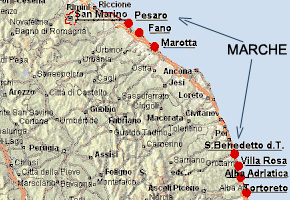 map Marche