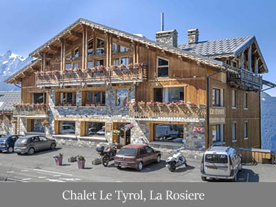 ubytovanie Chalet Le Tyrol, La Rosire