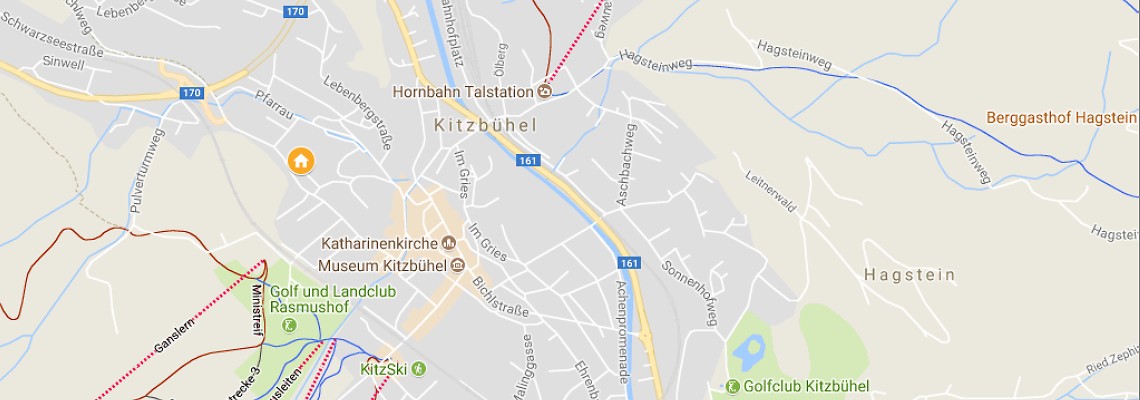 mapa Hotel Kitzhof, Kitzbhel