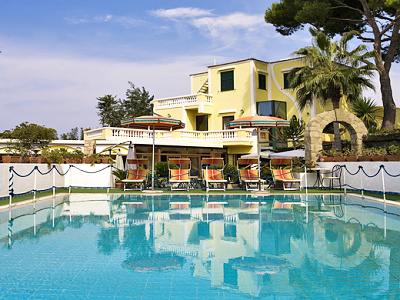 Hotel Hibiscus, Forio, ostrov Ischia, Taliansko