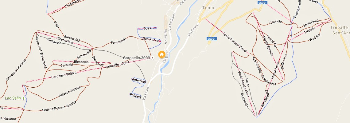 mapa Apartmny Villa Rugiada, Livigno
